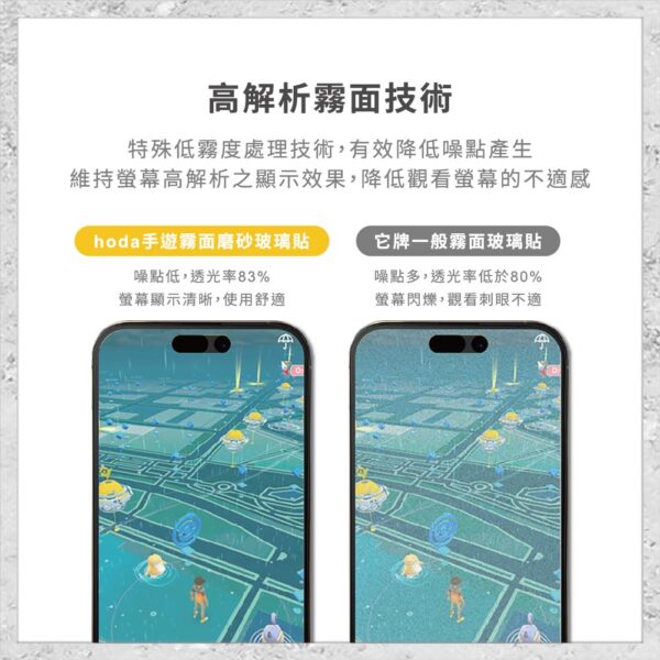 【hoda】AR抗反射抗藍光電競磨砂玻璃保護貼 for iPhone16系列/15/15Plus(附無塵太空艙貼膜神器)