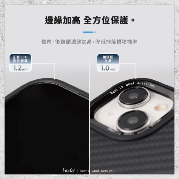 【hoda】MagSafe 幻石凱芙拉纖維保護殼 iPhone 14 系列
