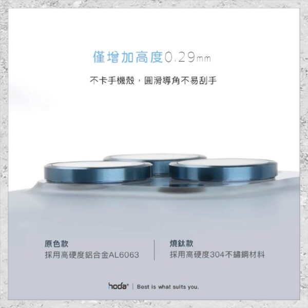 【hoda】藍寶石鏡頭保護貼 iPhone 14 / 14 Plus (原機結構設計款 2顆/組)