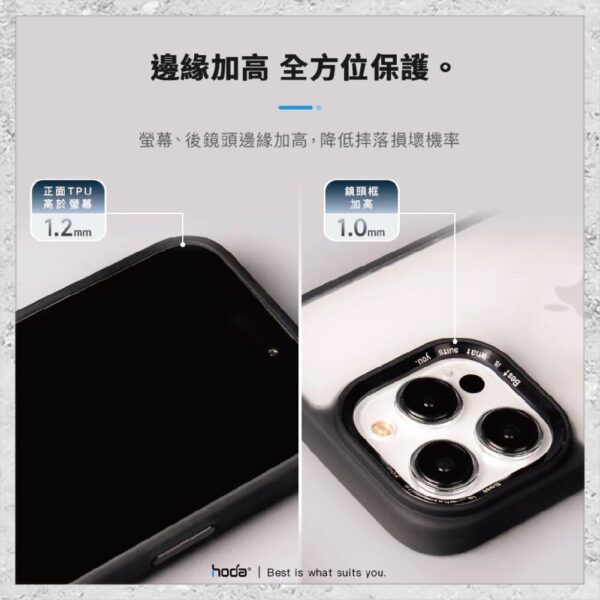 【hoda】柔石軍規防摔保護殼 iPhone 15 系列 軍規防摔殼 手機殼