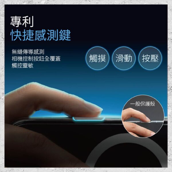 【限時買一送一】憲東手機人生推薦手機殼-業界首款支援快捷感測軍規殼 For iPhone16系列