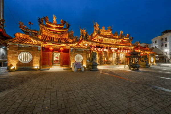 台中樂成宮。屋棟燈光整體計畫